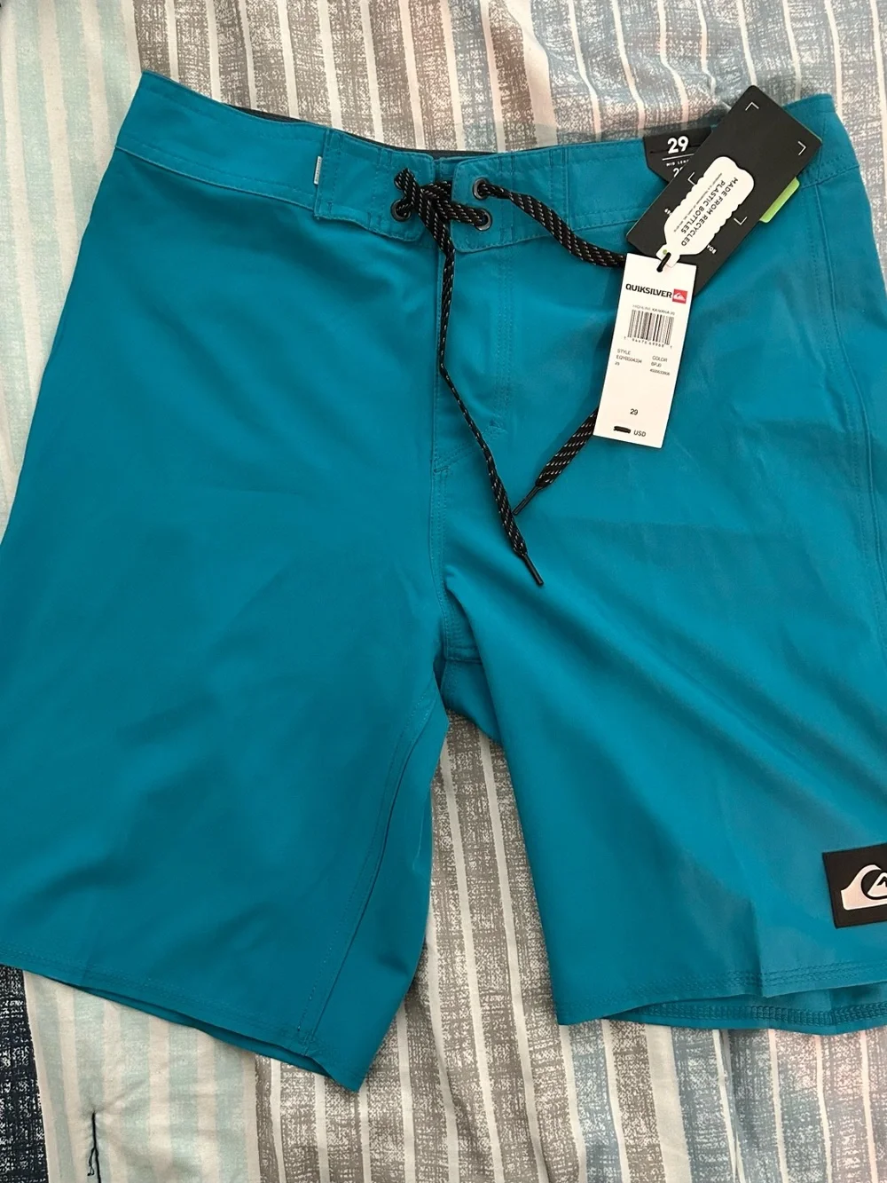 Men’s Quiksilver Highline Kaimana Boardshorts - Teal Blue NWT